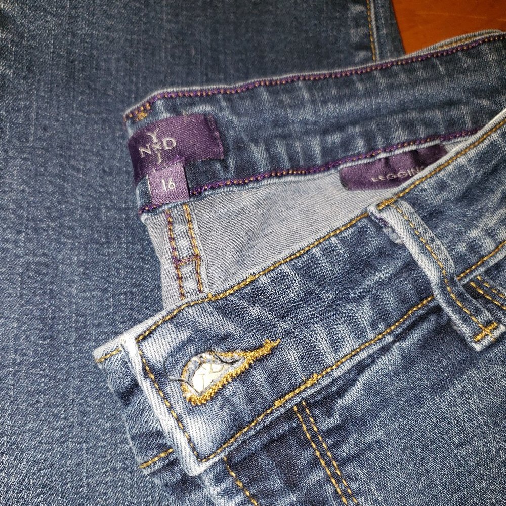 NYDJ Denim leggings Size 16